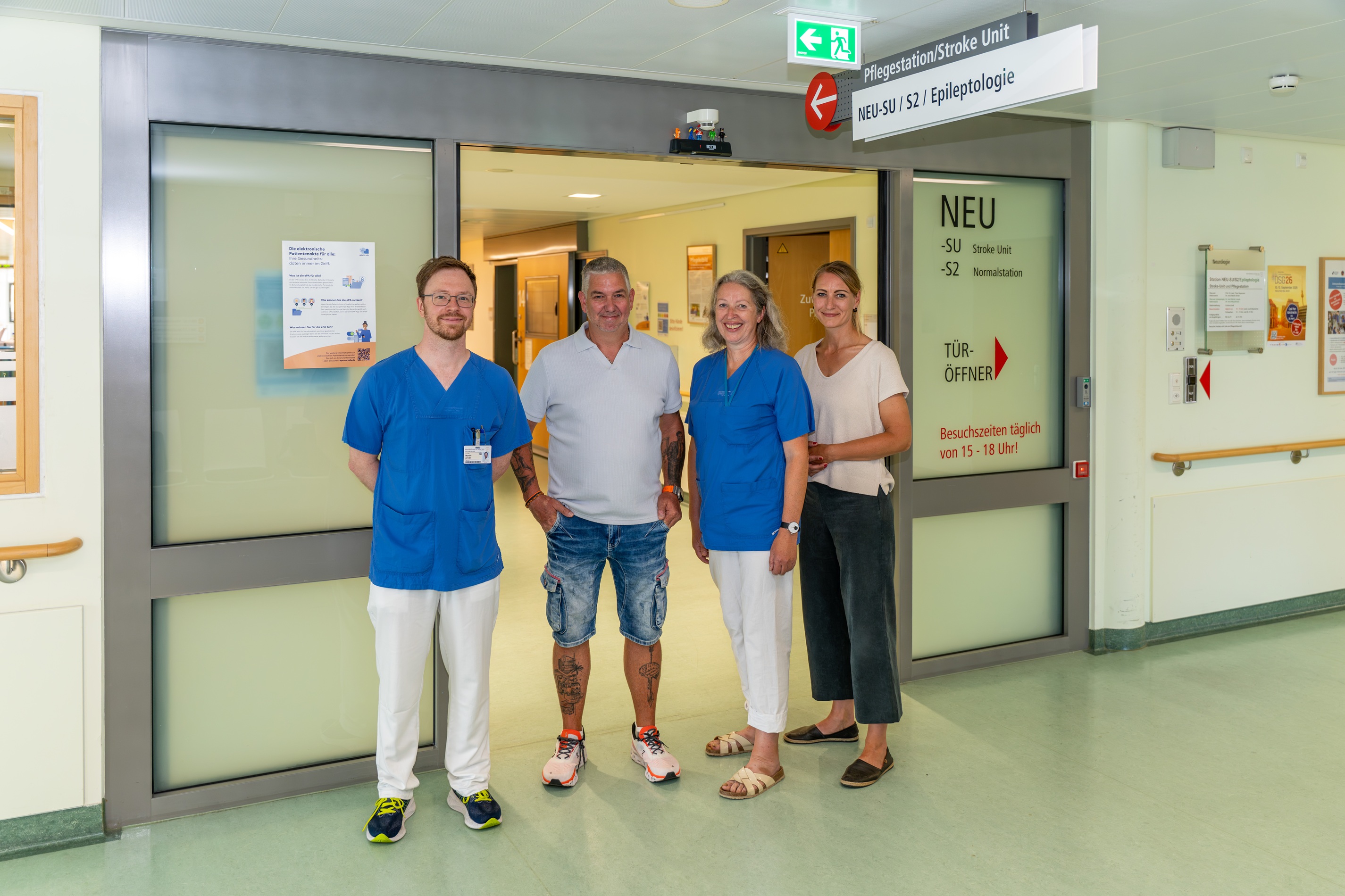 Zurück auf der Station