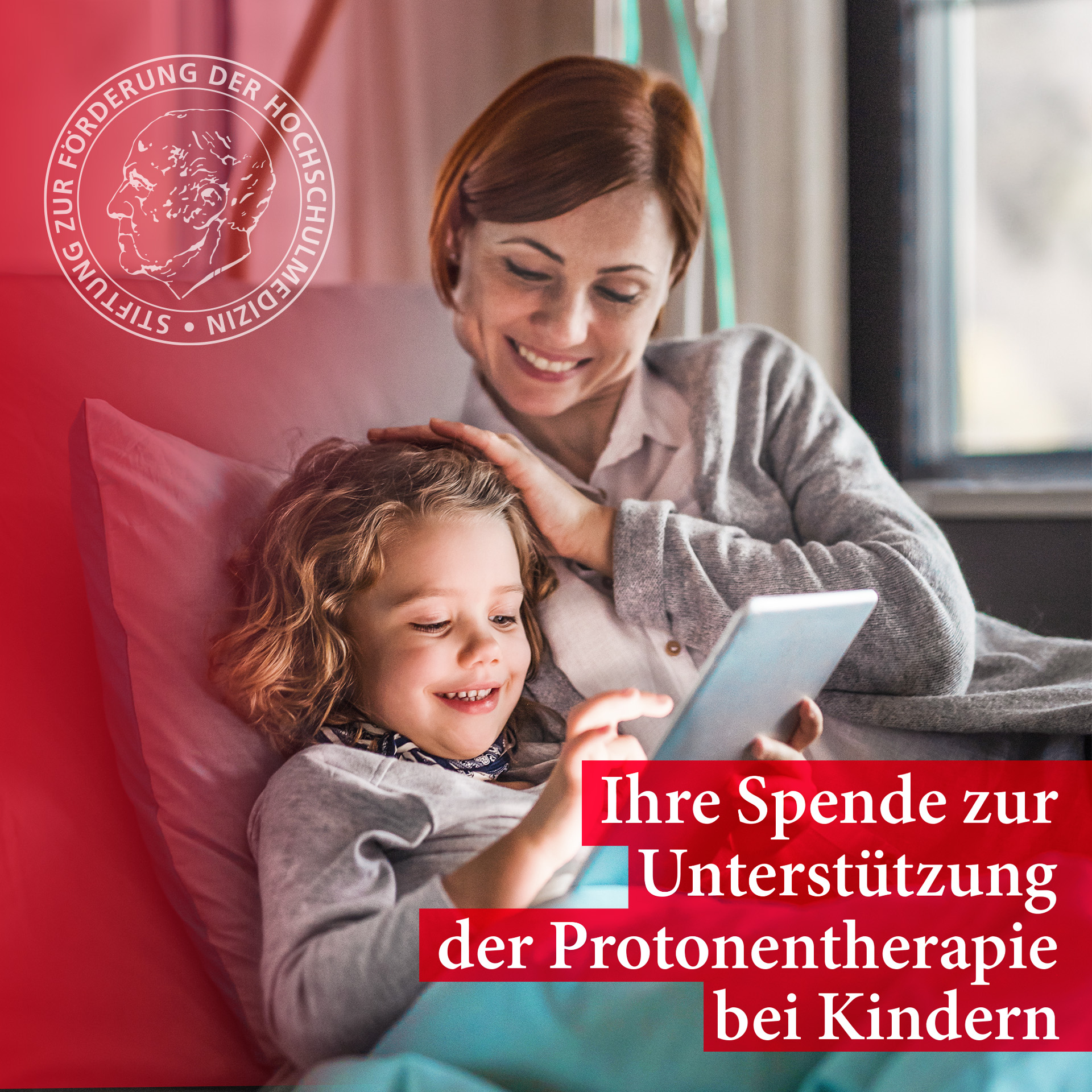 Wir sammeln Spenden für die Protonentherapie  bei Kindern!